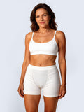 Boxer côtelé absorbant Femme