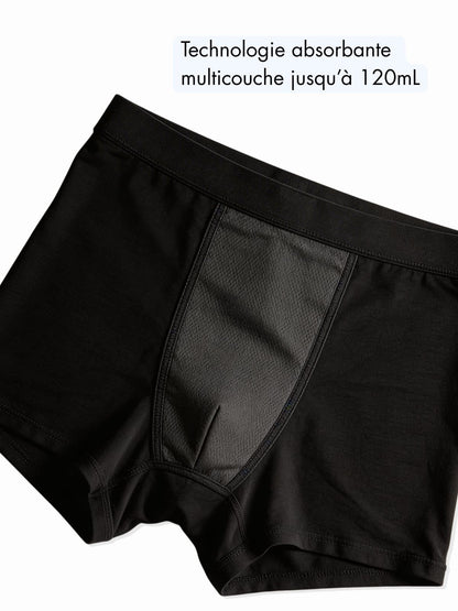 Boxer discret absorbant Homme