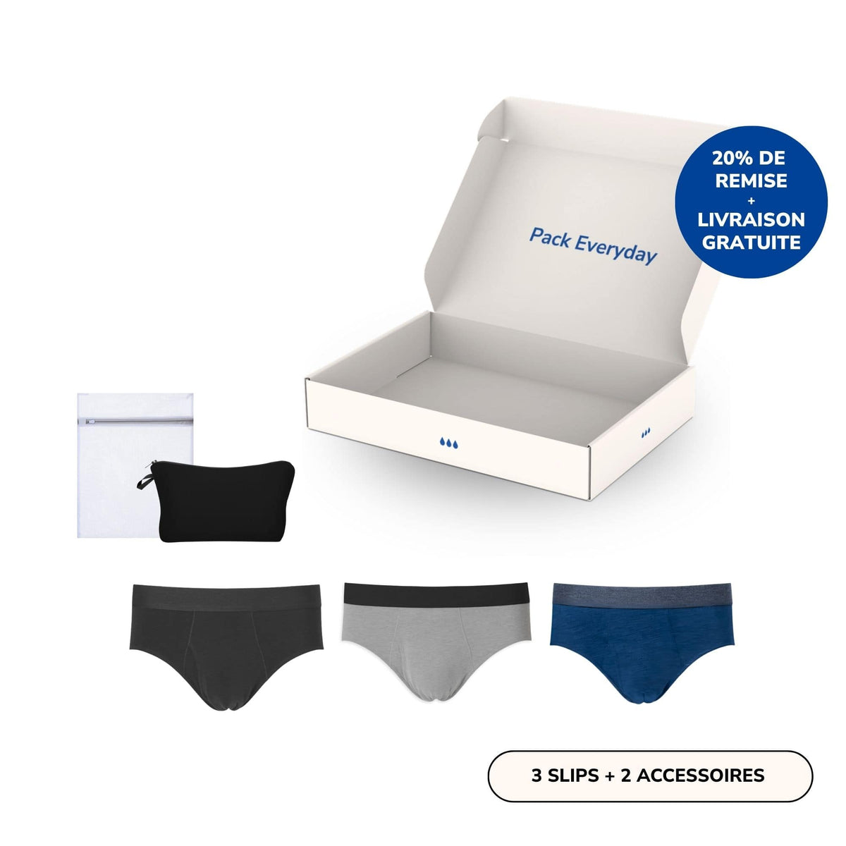 Pack Everyday - Slip Homme