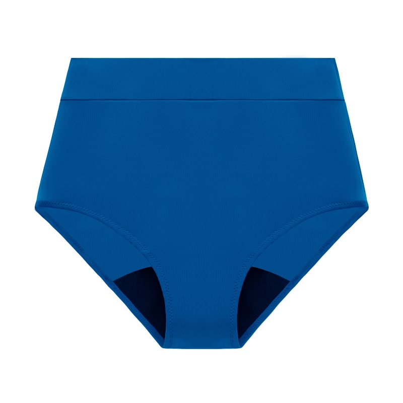 Bas de maillot taille haute absorbant