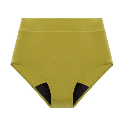 Bas de maillot taille haute absorbant