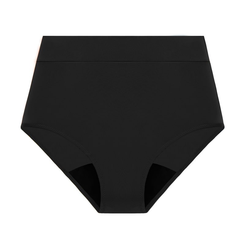 Bas de maillot taille haute absorbant