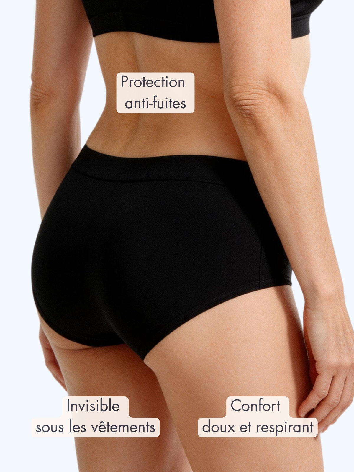 Culotte Emma sans couture absorbante