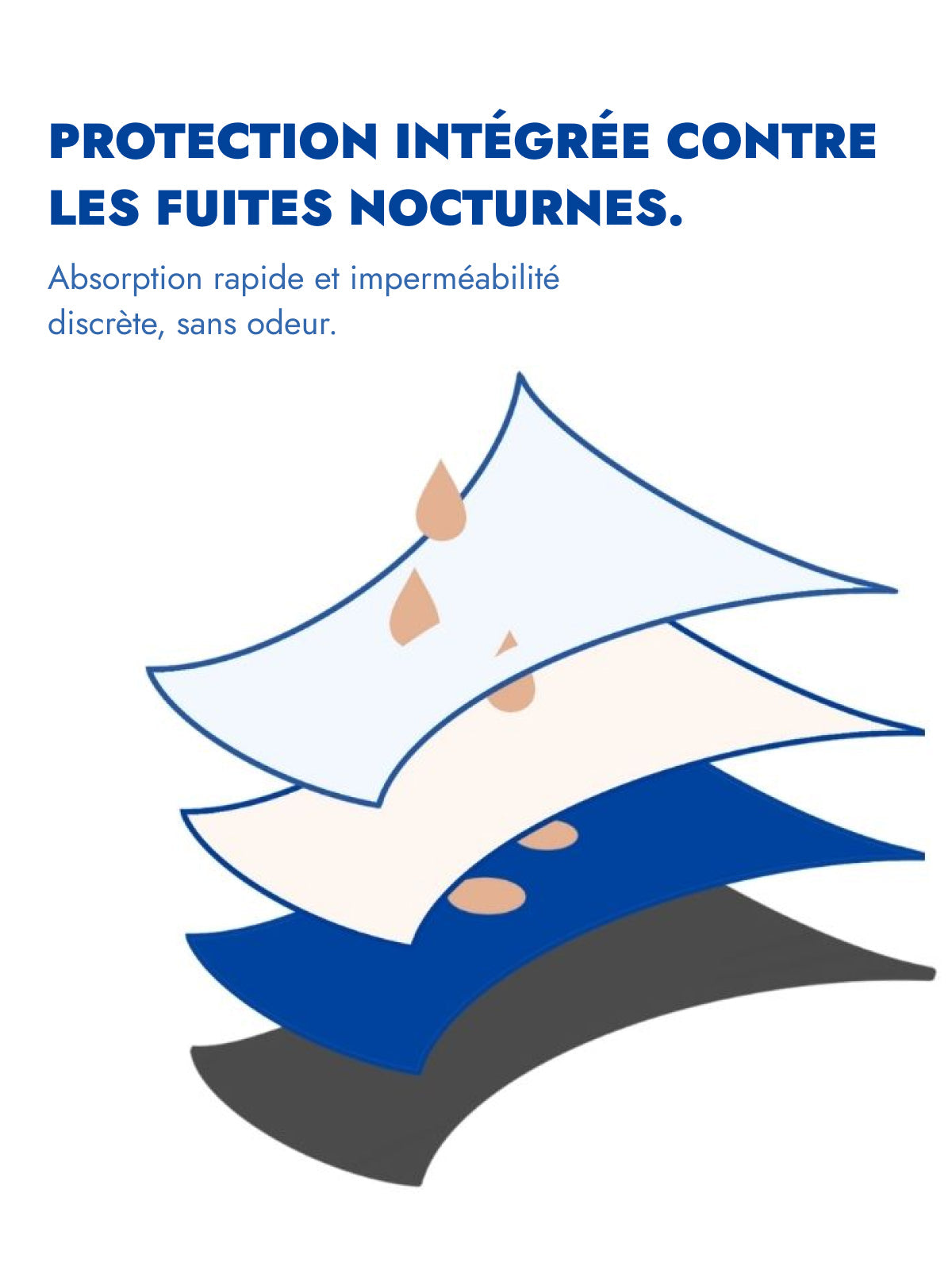 Caleçon de pyjama absorbant Femme