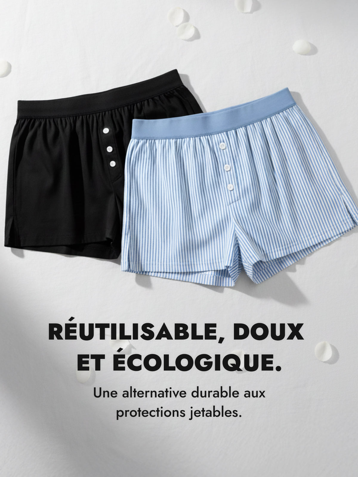 Caleçon de pyjama absorbant Femme
