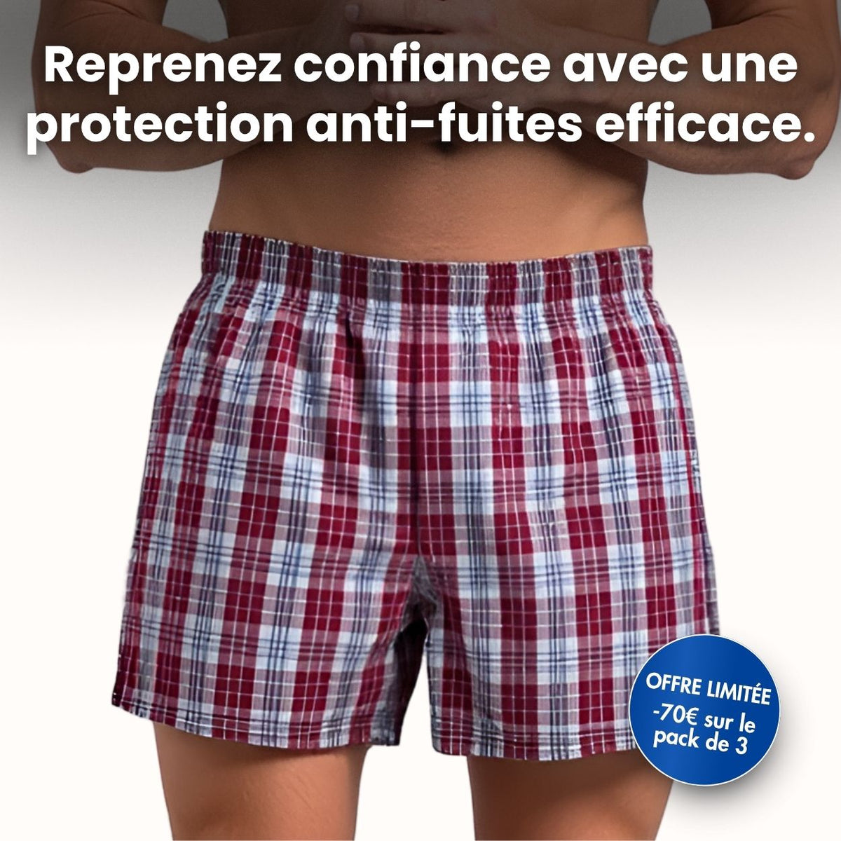 Caleçon ultra-absorbant Homme