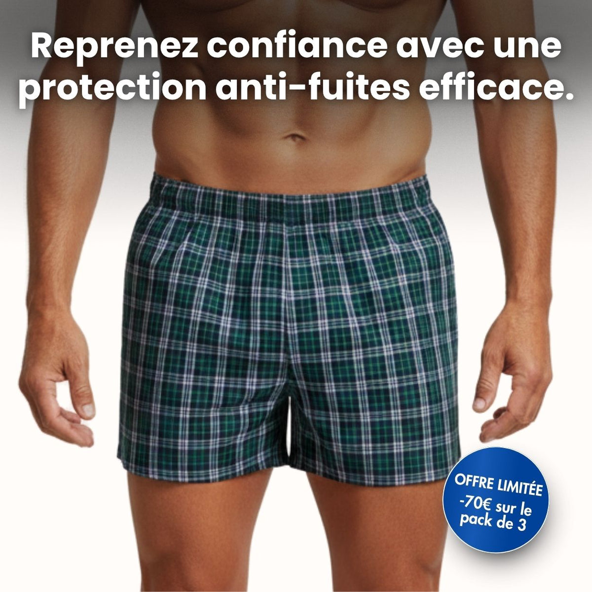 Caleçon ultra-absorbant Homme